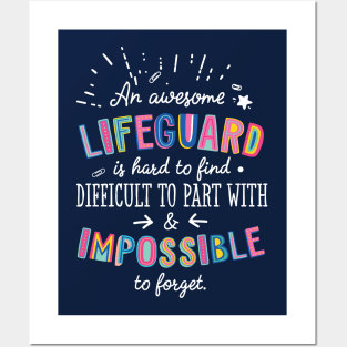 An awesome Lifeguard Gift Idea - Impossible to Forget Quote Posters and Art